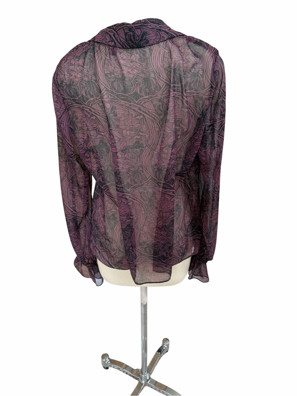 Ted Baker Coryiah Ruffle blouse size large - Picture 5 of 7